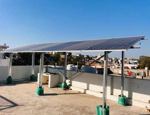 Solar panel installation
